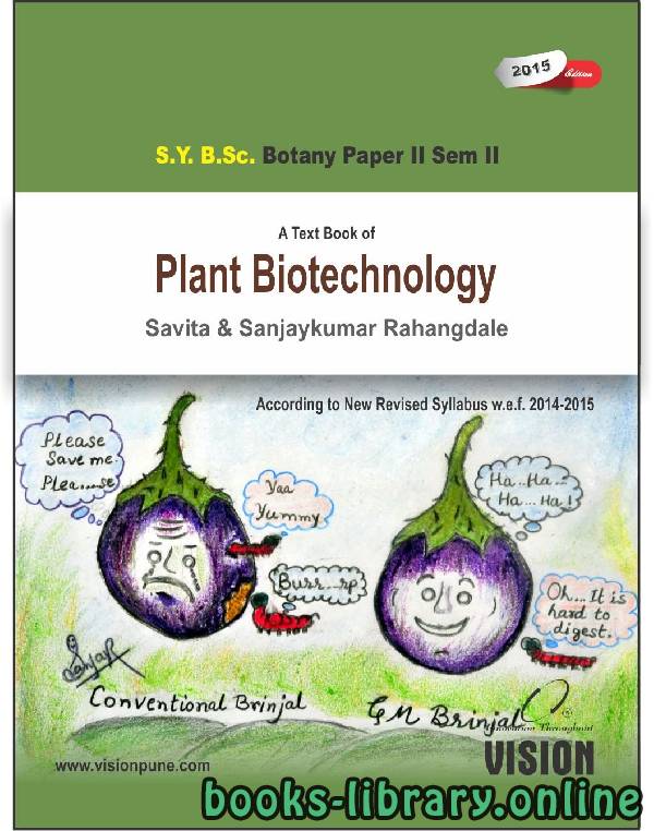 Plant Biotechnology  Role of Biotechnology  revised