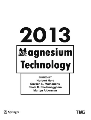 Magnesium Technology 2013: Front Matter