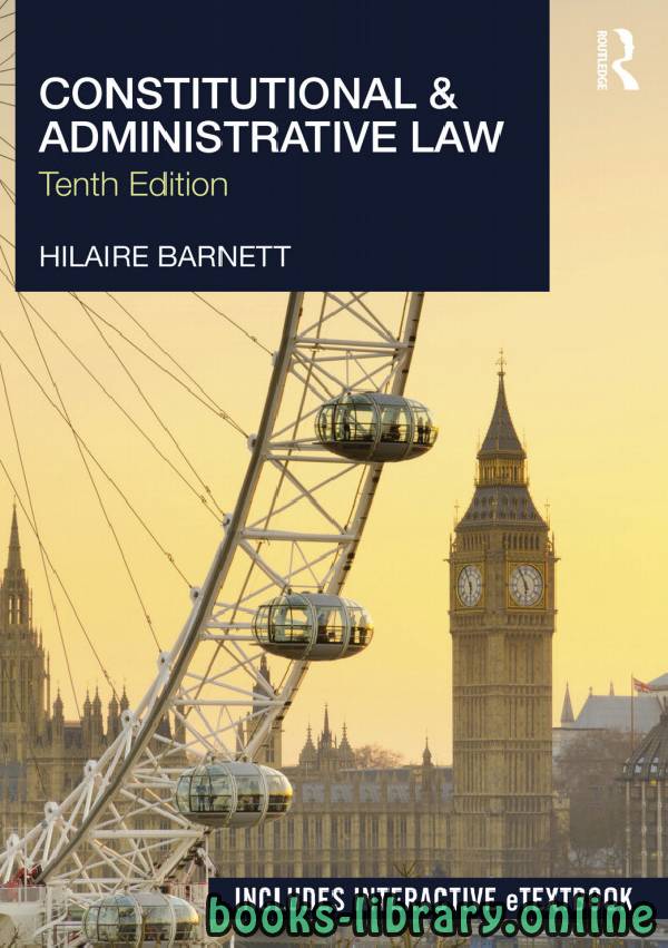 Constitutional & Administrative Law Tenth edition