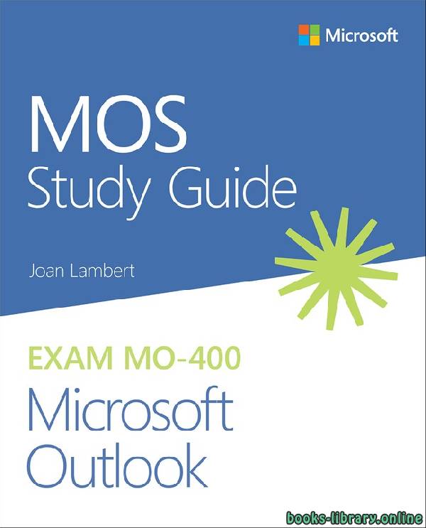 MOS Study Guide for Microsoft Outlook