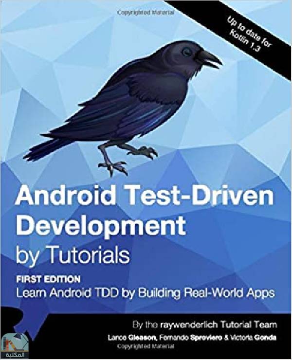 Android Test Driven Development by Tutorials (First Edition)