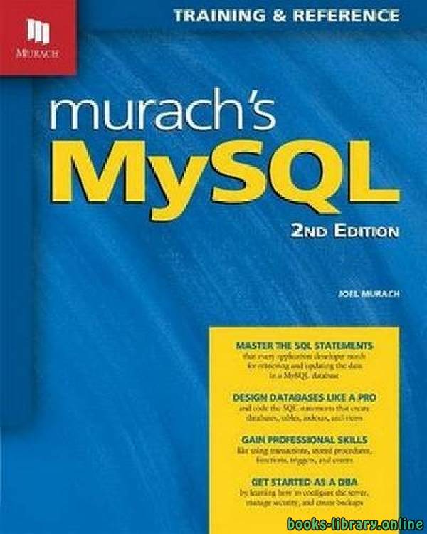 Murach's MySQL (2rd Edition)