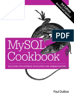 MySQL Cookbook, 3nd Edition