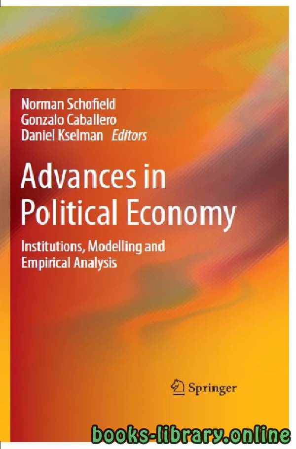 Advances in Political Economy part 1 text 8