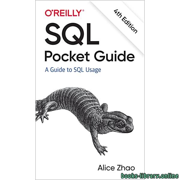 SQL Pocket Guide 4th Edition