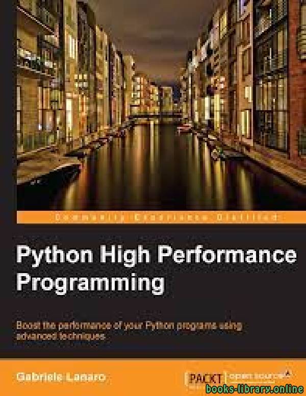 High Performance Python programming