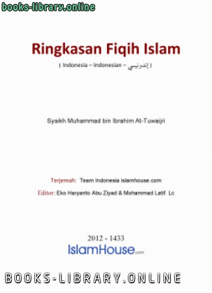 Ringkasan Fiqih Islam 06 Nikah dan yang terkait dengannya